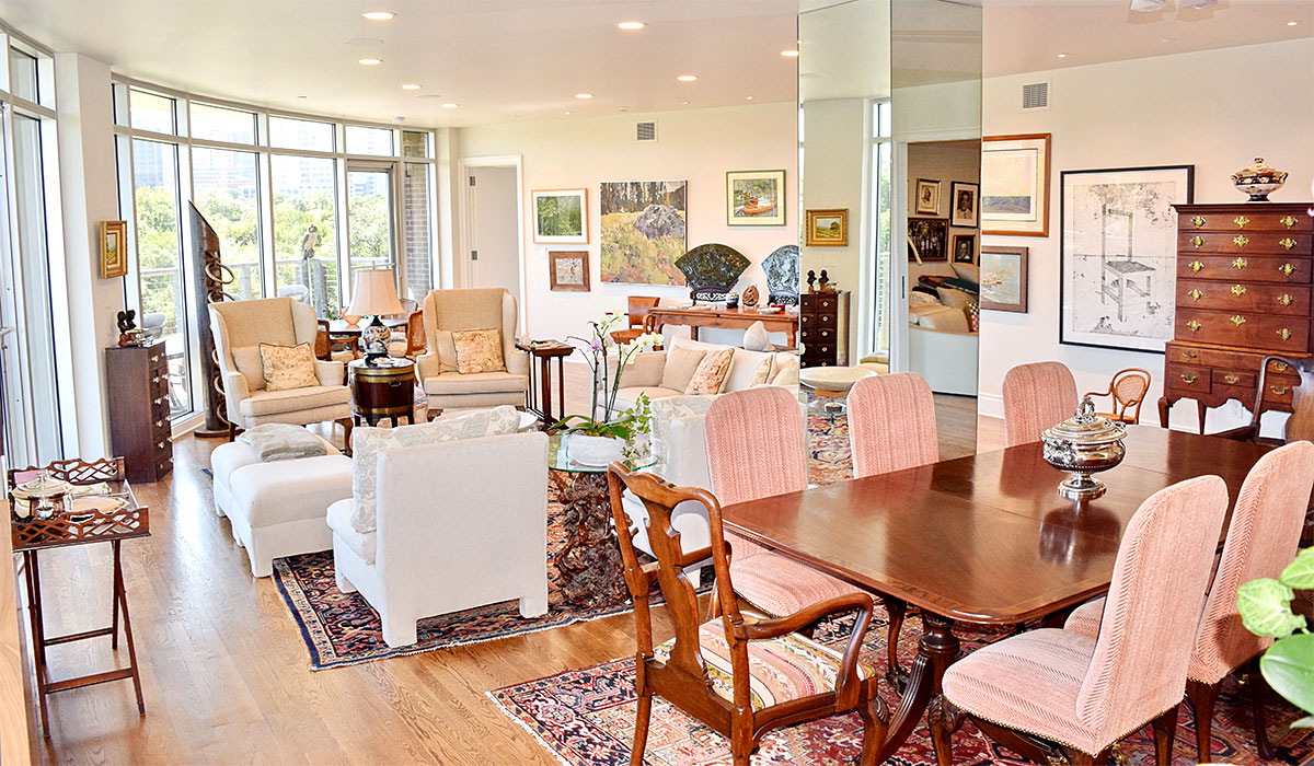 Family in an Austin home with clean HVAC filter improving indoor air quality